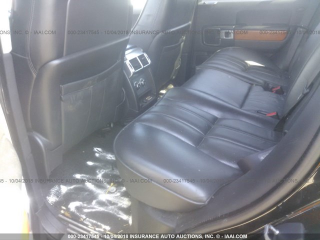 SALMF15467A257923 - 2007 LAND ROVER RANGE ROVER HSE BLACK photo 8