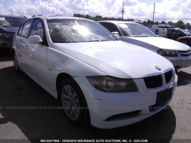 WBAVB17556NK32903 - 2006 BMW 325 I AUTOMATIC WHITE photo 1