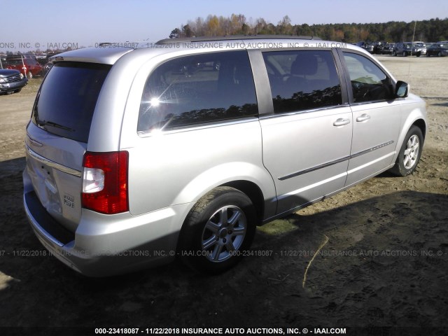 2A4RR5DG1BR636396 - 2011 CHRYSLER TOWN & COUNTRY TOURING GRAY photo 4