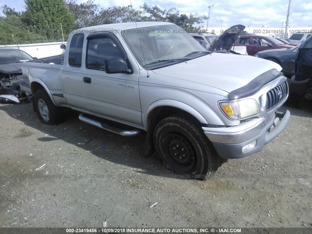 5TESM92N62Z087674 - 2002 TOYOTA TACOMA XTRACAB PRERUNNER SILVER photo 1