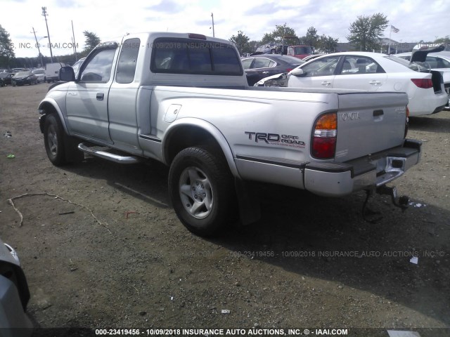 5TESM92N62Z087674 - 2002 TOYOTA TACOMA XTRACAB PRERUNNER SILVER photo 3