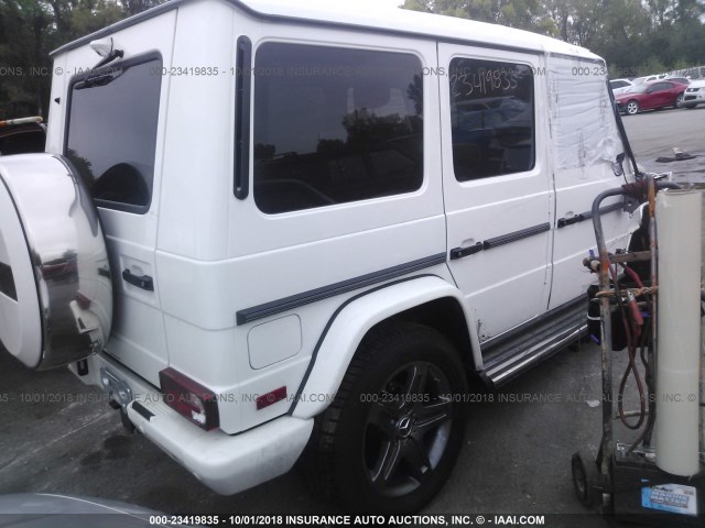 WDCYC3KH2JX295927 - 2018 MERCEDES-BENZ G 550 WHITE photo 4