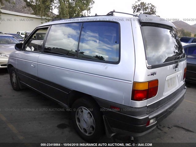 JM3LV5222L0223730 - 1990 MAZDA MPV WAGON SILVER photo 3