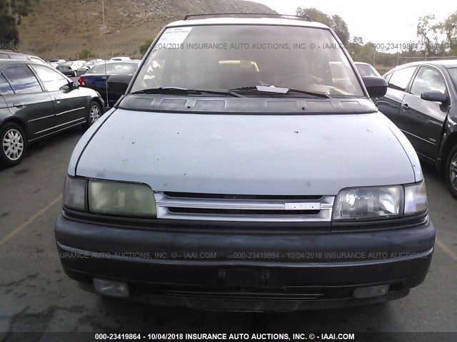 JM3LV5222L0223730 - 1990 MAZDA MPV WAGON SILVER photo 6