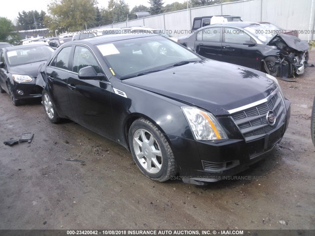 1G6DT57V480174384 - 2008 CADILLAC CTS HI FEATURE V6 BLACK photo 1