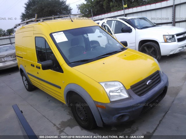 NM0LS7AN0CT114090 - 2012 FORD TRANSIT CONNECT XL YELLOW photo 1