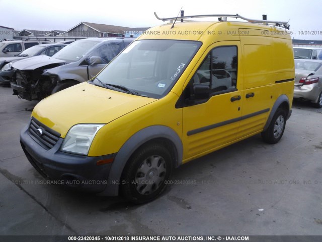 NM0LS7AN0CT114090 - 2012 FORD TRANSIT CONNECT XL YELLOW photo 2