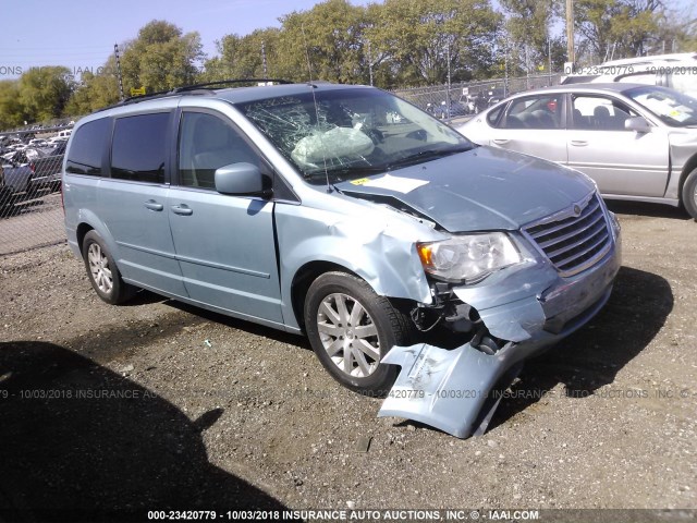 2A8HR54P68R668196 - 2008 CHRYSLER TOWN & COUNTRY TOURING BLUE photo 1