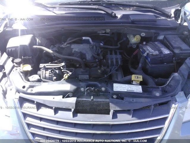 2A8HR54P68R668196 - 2008 CHRYSLER TOWN & COUNTRY TOURING BLUE photo 10