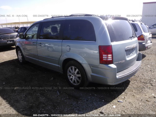 2A8HR54P68R668196 - 2008 CHRYSLER TOWN & COUNTRY TOURING BLUE photo 3