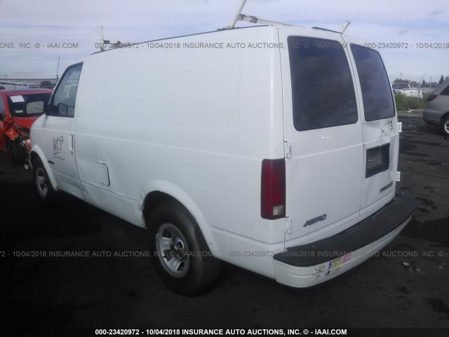 1GCDM19W0YB191972 - 2000 CHEVROLET ASTRO WHITE photo 3