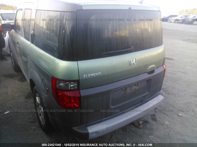 5J6YH28504L038804 - 2004 HONDA ELEMENT EX GREEN photo 3