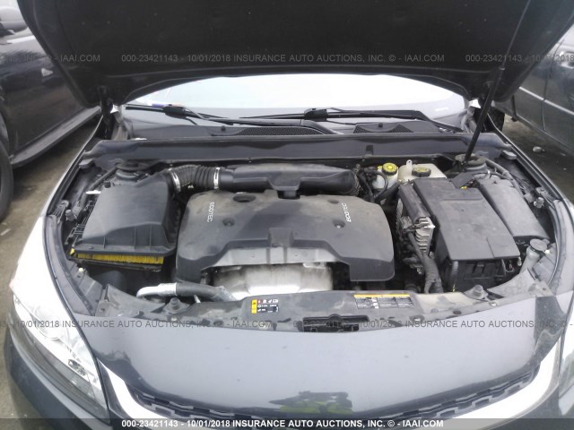 1G11C5SL4EF174697 - 2014 CHEVROLET MALIBU 1LT GRAY photo 10
