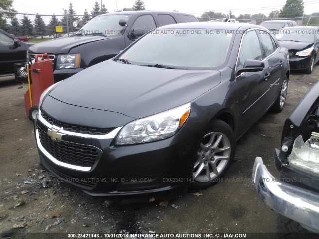 1G11C5SL4EF174697 - 2014 CHEVROLET MALIBU 1LT GRAY photo 2