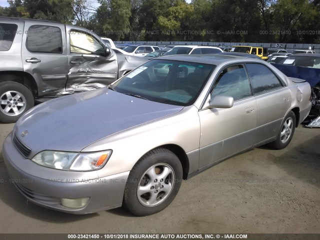 JT8BF22G8V5007770 - 1997 LEXUS ES 300 TAN photo 2