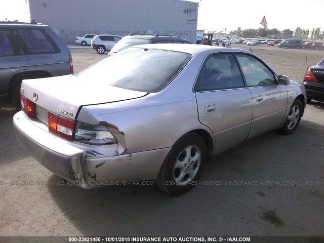 JT8BF22G8V5007770 - 1997 LEXUS ES 300 TAN photo 4