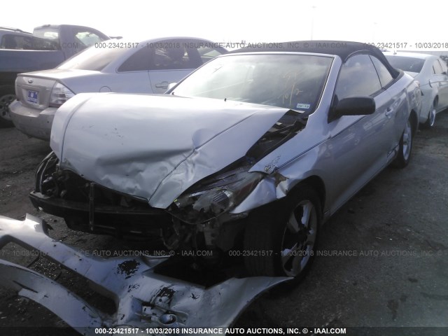 4T1FA38P87U116524 - 2007 TOYOTA CAMRY SOLARA SE/SLE ვერცხლისფერი ფოტო 2
