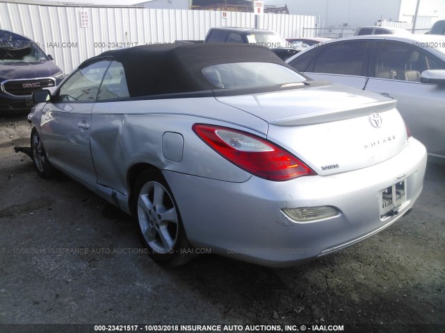 4T1FA38P87U116524 - 2007 TOYOTA CAMRY SOLARA SE/SLE ვერცხლისფერი ფოტო 3