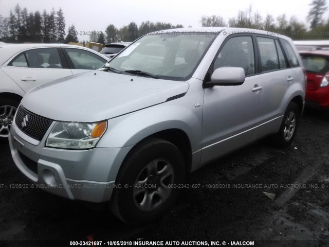 JS3TE941674200276 - 2007 SUZUKI GRAND VITARA  SILVER photo 2