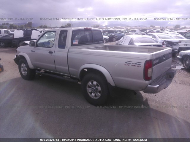 1N6ED26Y6XC320352 - 1999 NISSAN FRONTIER KING CAB XE/KING CAB SE GOLD photo 3