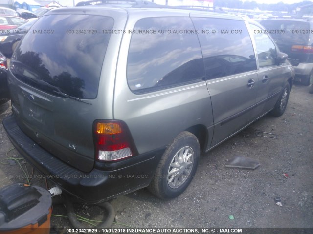 2FMZA51461BC04025 - 2001 FORD WINDSTAR LX GRAY photo 4