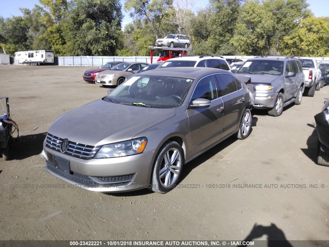 1VWBV7A30FC053104 - 2015 VOLKSWAGEN PASSAT SE GOLD photo 2