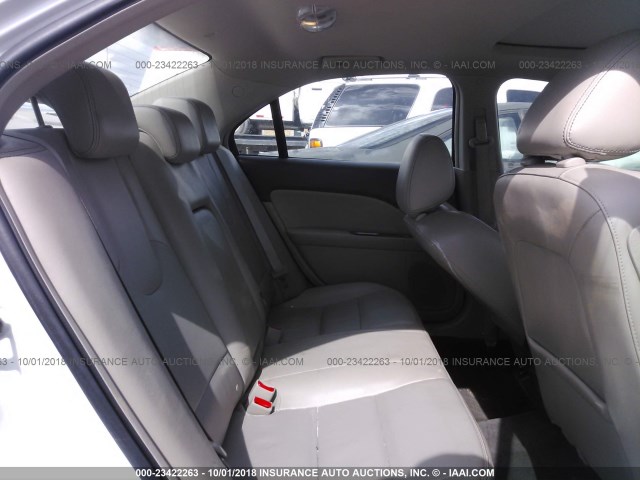 3FADP0L32AR245456 - 2010 FORD FUSION HYBRID WHITE photo 8