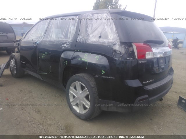 2CTALSEC4B6438965 - 2011 GMC TERRAIN SLE BLACK photo 3