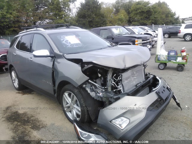 3GNAXWEX8JS580804 - 2018 CHEVROLET EQUINOX PREMIER GRAY photo 1