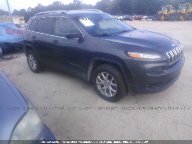 1C4PJMCS4GW358287 - 2016 JEEP CHEROKEE LATITUDE GRAY photo 1