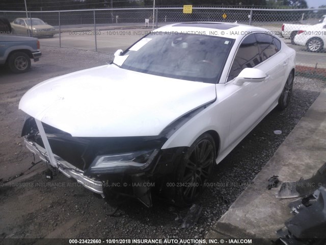 WAUSGAFC4CN002477 - 2012 AUDI A7 PRESTIGE WHITE photo 2