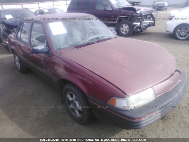 1G1JC54G8M7281034 - 1991 CHEVROLET CAVALIER VL/RS BURGUNDY photo 1