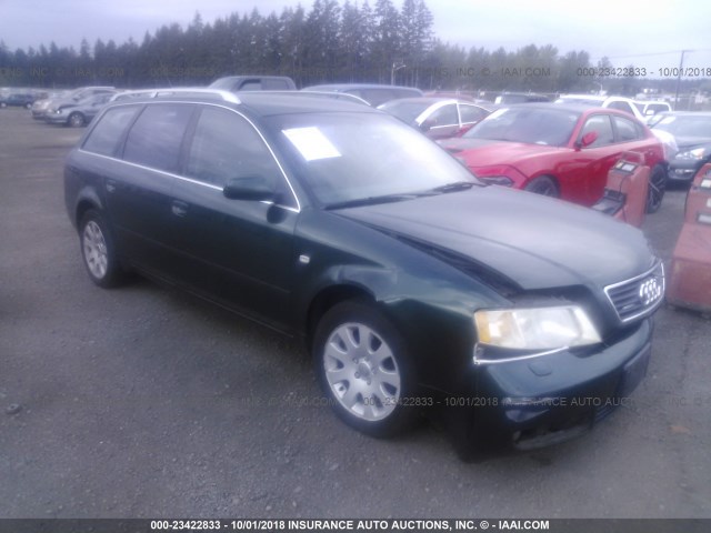 WAUDA24B0XN132921 - 1999 AUDI A6 AVANT QUATTRO GREEN photo 1