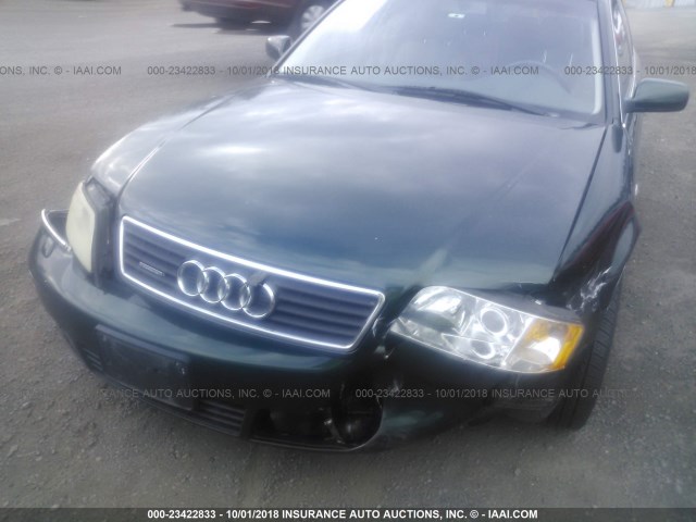 WAUDA24B0XN132921 - 1999 AUDI A6 AVANT QUATTRO GREEN photo 6