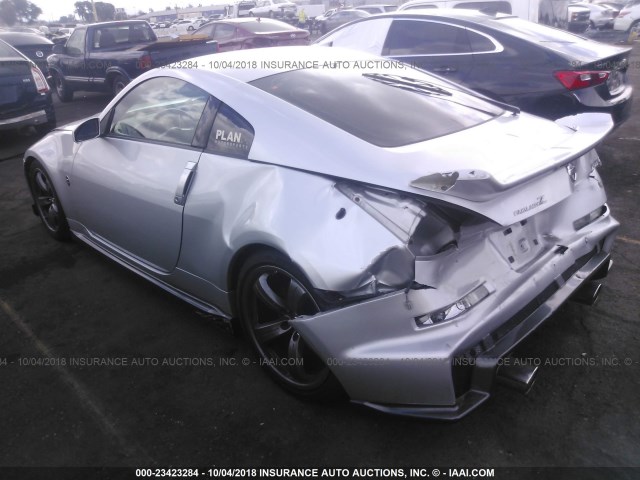 JN1BZ34E18M751640 - 2008 NISSAN 350Z COUPE SILVER photo 3