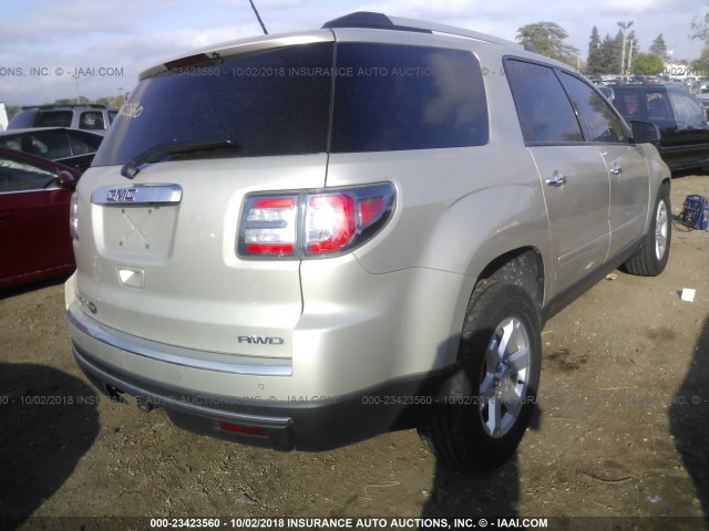 1GKKVPKD5EJ376461 - 2014 GMC ACADIA SLE TAN photo 4