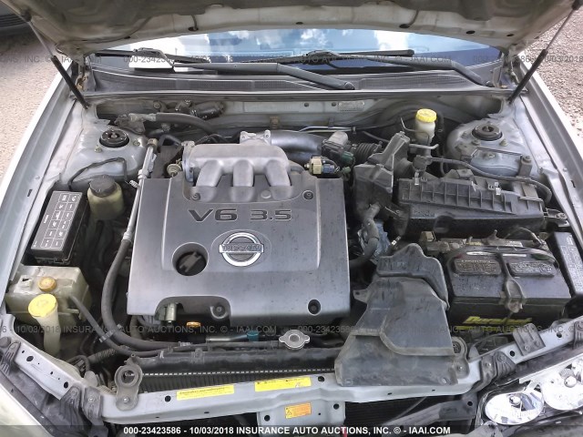 JN1DA31A13T409153 - 2003 NISSAN MAXIMA GLE/SE GRAY photo 10