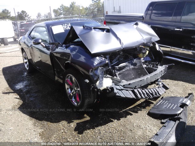 2C3CDZAG1GH113662 - 2016 DODGE CHALLENGER SXT GRAY photo 1