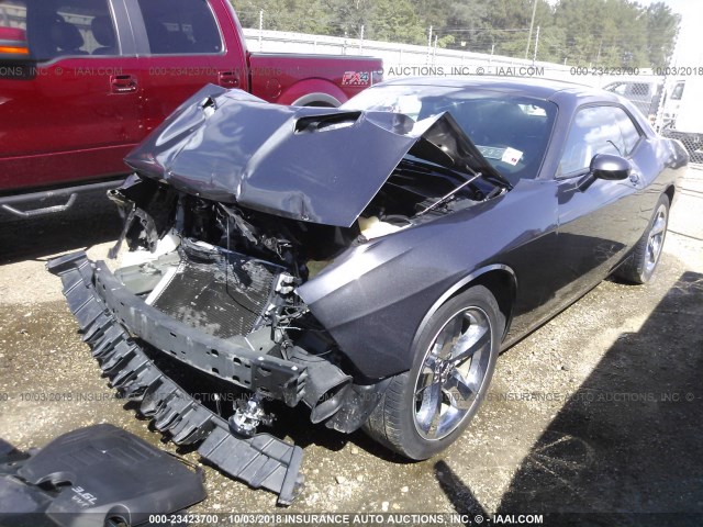 2C3CDZAG1GH113662 - 2016 DODGE CHALLENGER SXT GRAY photo 2