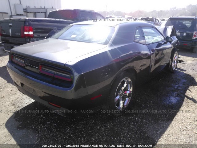 2C3CDZAG1GH113662 - 2016 DODGE CHALLENGER SXT GRAY photo 4