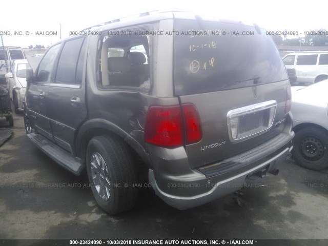 5LMFU27R53LJ51006 - 2003 LINCOLN NAVIGATOR 棕色 照片 3