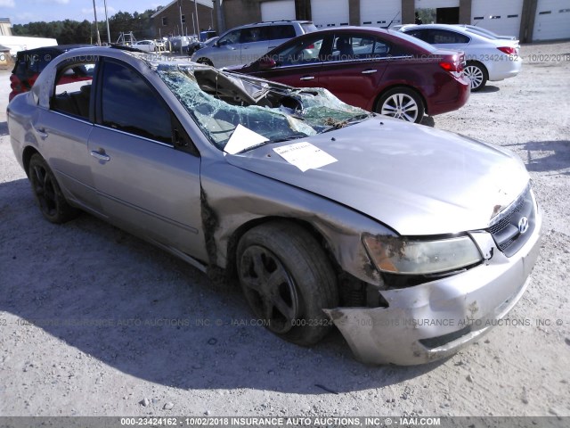 5NPEU46F46H069962 - 2006 HYUNDAI SONATA GLS/LX GOLD photo 1