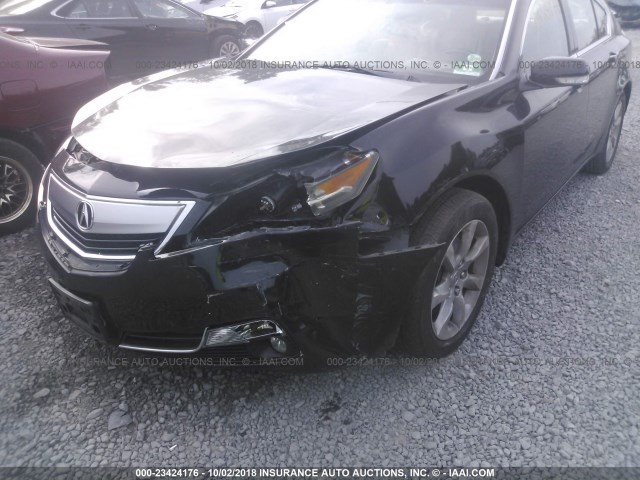 19UUA8F57CA007883 - 2012 ACURA TL BLACK photo 6