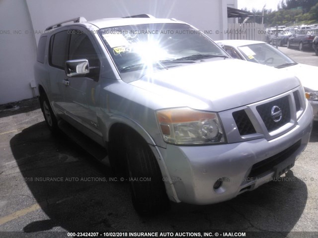 5N1AA08D39N604209 - 2009 NISSAN ARMADA SE/LE SILVER photo 1