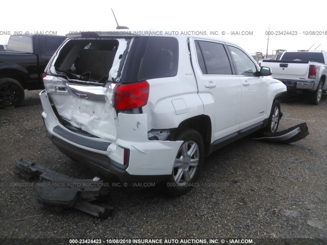 2GKALMEK8G6134743 - 2016 GMC TERRAIN SLE WHITE photo 6