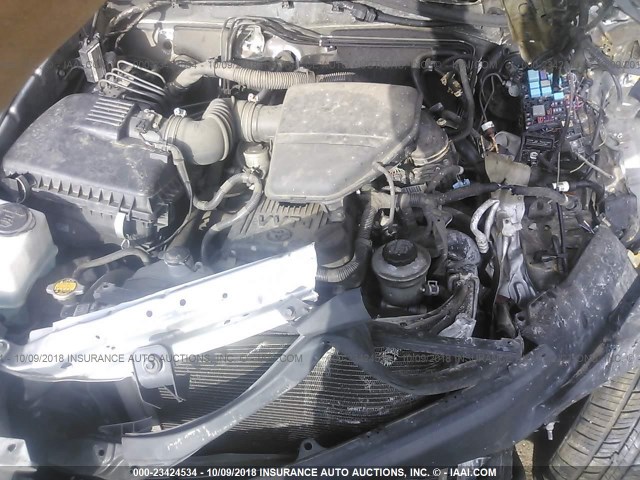 5TFTX4CNXFX065039 - 2015 TOYOTA TACOMA ACCESS CAB ვერცხლისფერი ფოტო 10