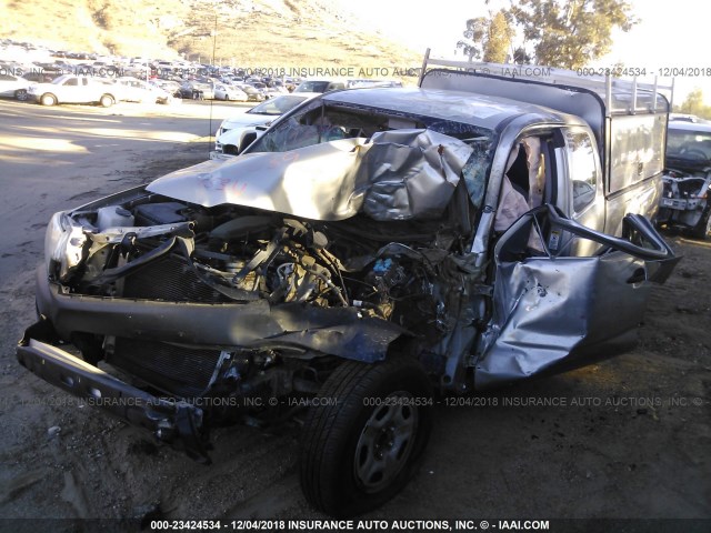 5TFTX4CNXFX065039 - 2015 TOYOTA TACOMA ACCESS CAB ვერცხლისფერი ფოტო 2