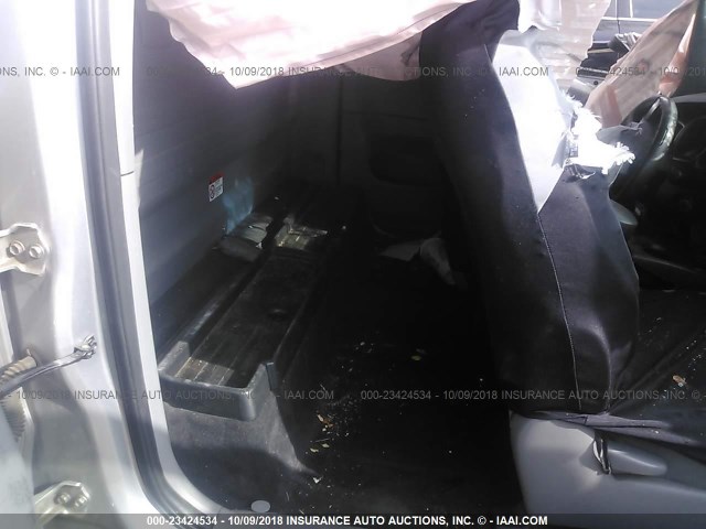 5TFTX4CNXFX065039 - 2015 TOYOTA TACOMA ACCESS CAB ვერცხლისფერი ფოტო 8