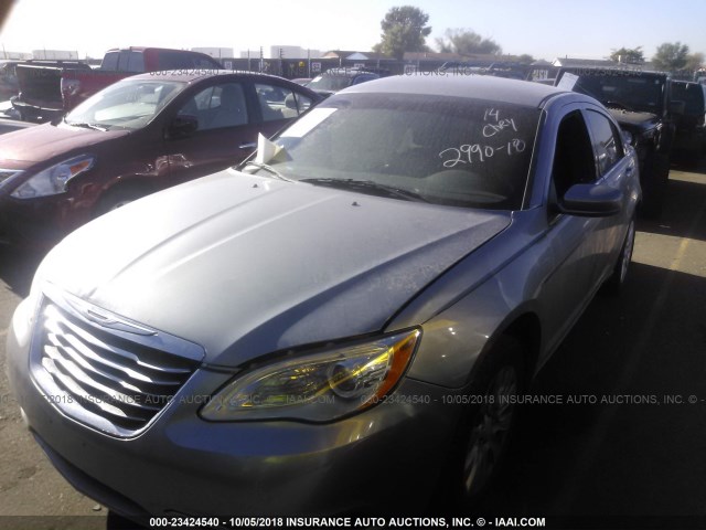 1C3CCBAB7EN209170 - 2014 CHRYSLER 200 LX SILVER photo 2