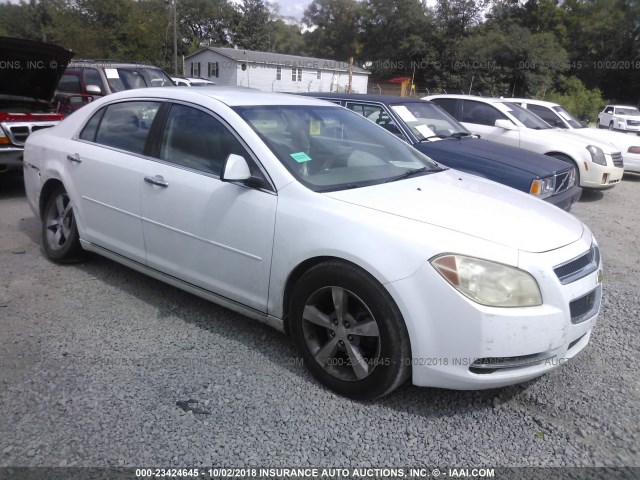 1G1ZC5E06CF143856 - 2012 CHEVROLET MALIBU 1LT WHITE photo 1